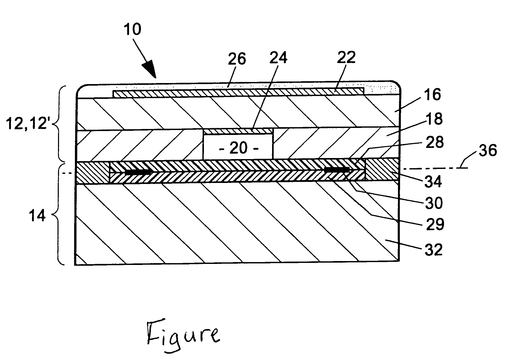 Planar sensor element