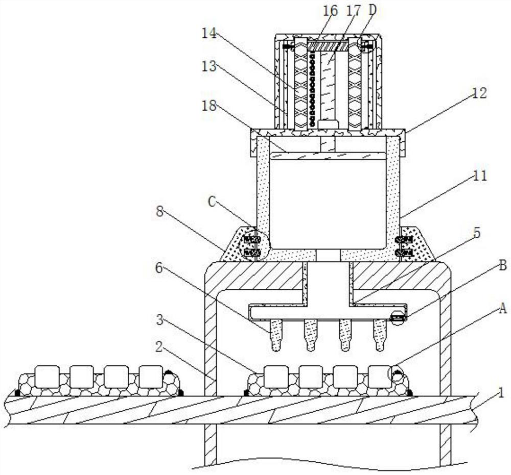 A quantitative perfusion cosmetic liquid delivery and perfusion device