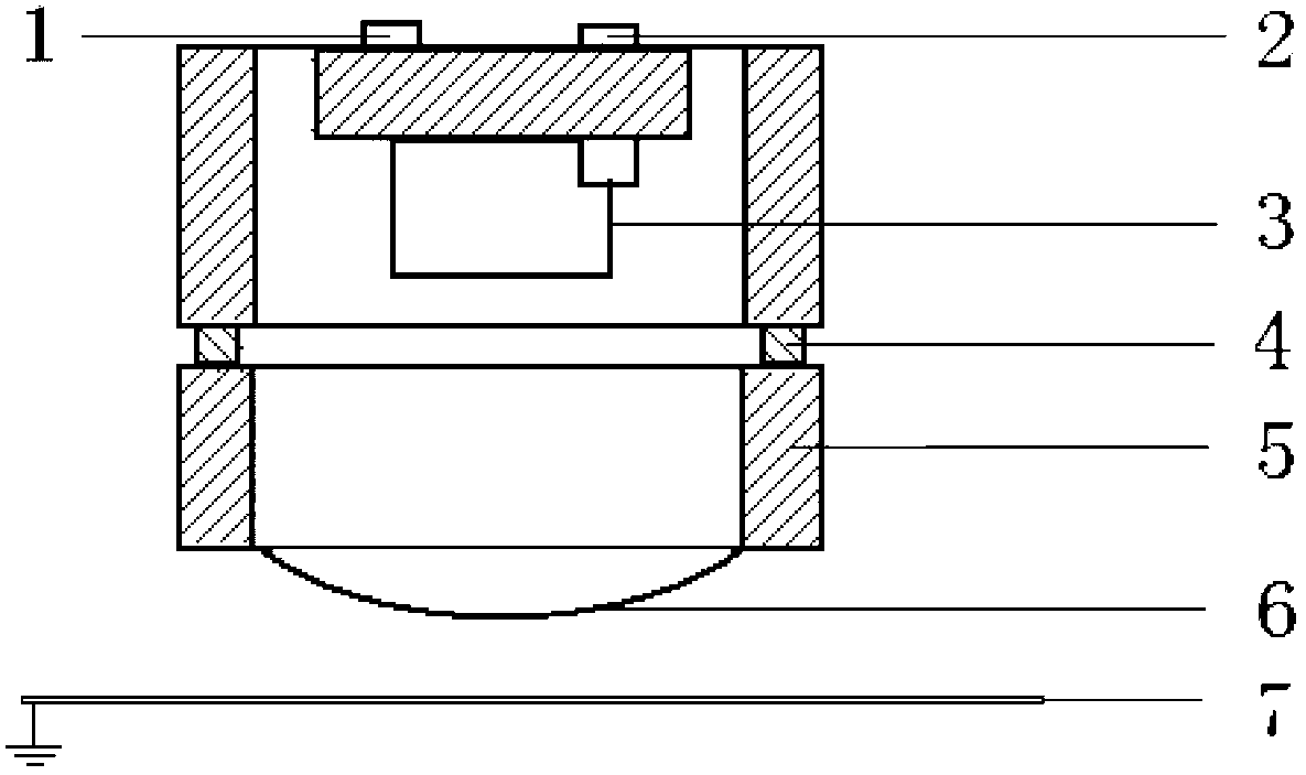 Manufacturing device of continuous energy spectrum electron source