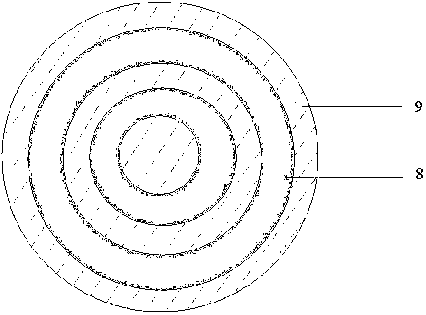 Manufacturing device of continuous energy spectrum electron source