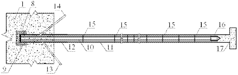 Anchored concrete retaining wall rock-fill dam and building method thereof