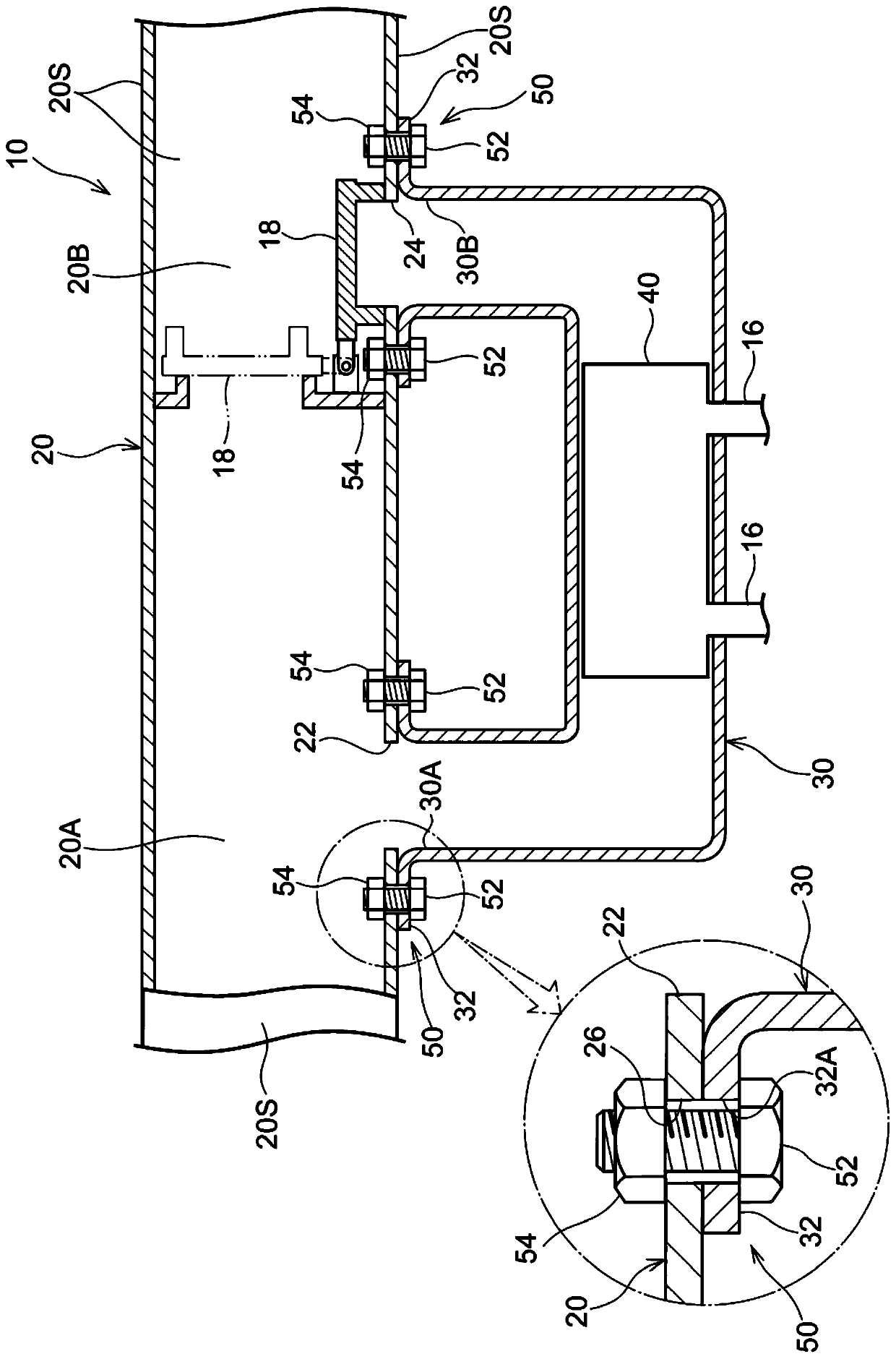 Exhaust heat recovery device