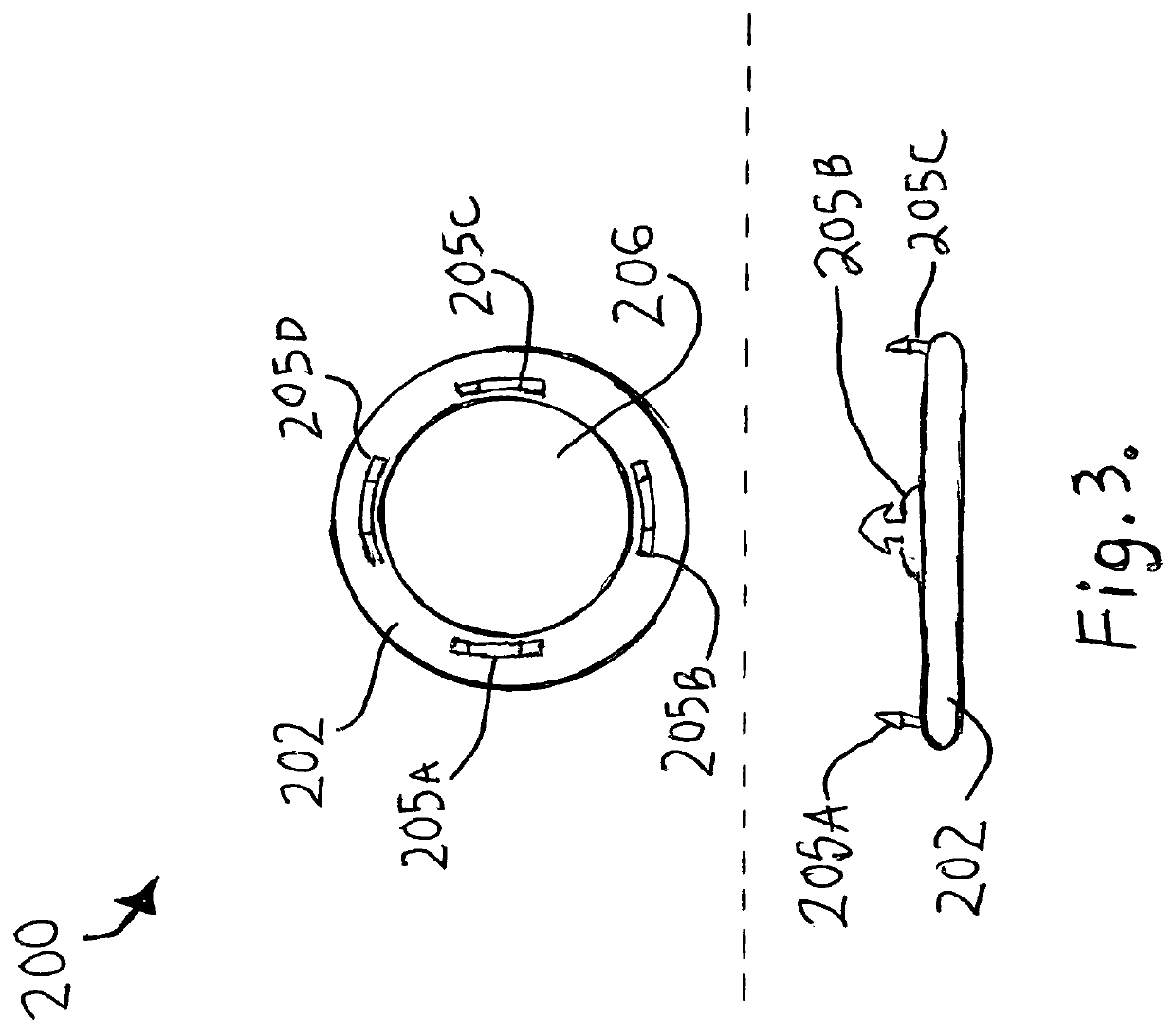 Condom with ring that connects to the back