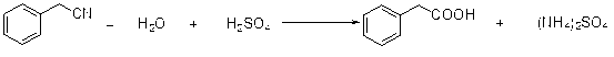 Preparation method of phenylacetic acid