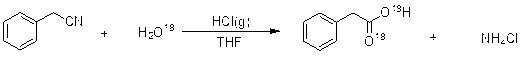 Preparation method of phenylacetic acid