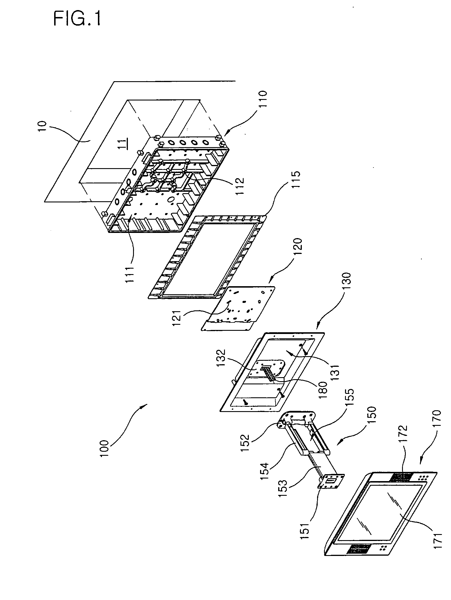 In-wall type multi-functional television set