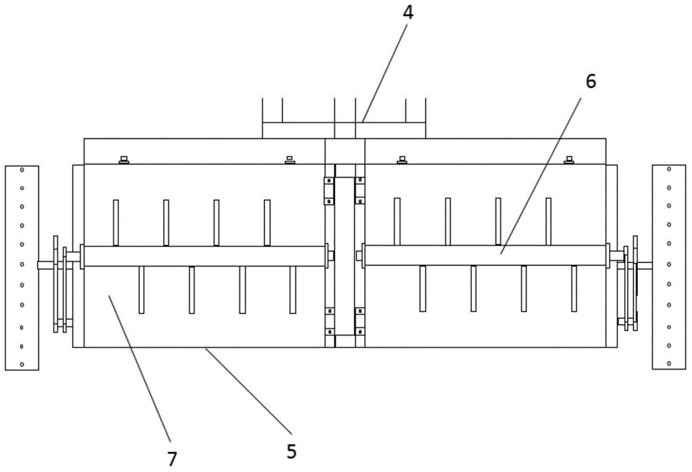 Belt type biochar scattering sowing machine