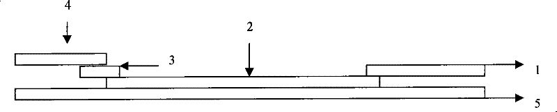 Test paper strip for detecting encephalitis virus IgM antibody colloidal gold, method for making same and applications