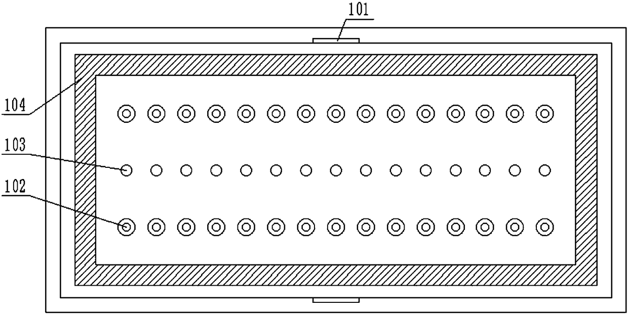 Evaporation pool for machining concrete electric poles