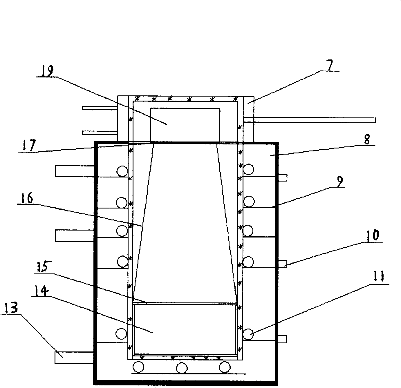 Method and device for producing high-purity antimony