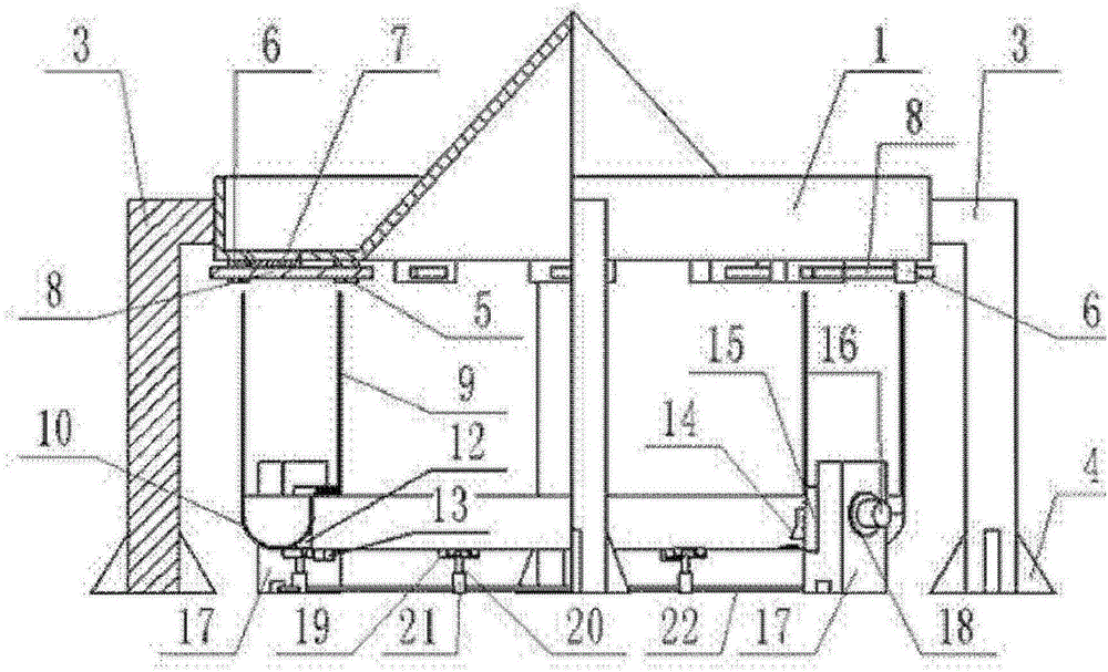 Environment-friendly automatic distributing robot and using method thereof