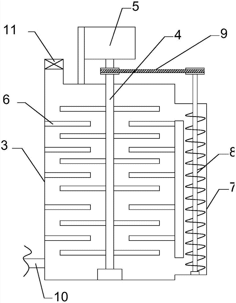 Brushing device applicable to corridor wall surfaces