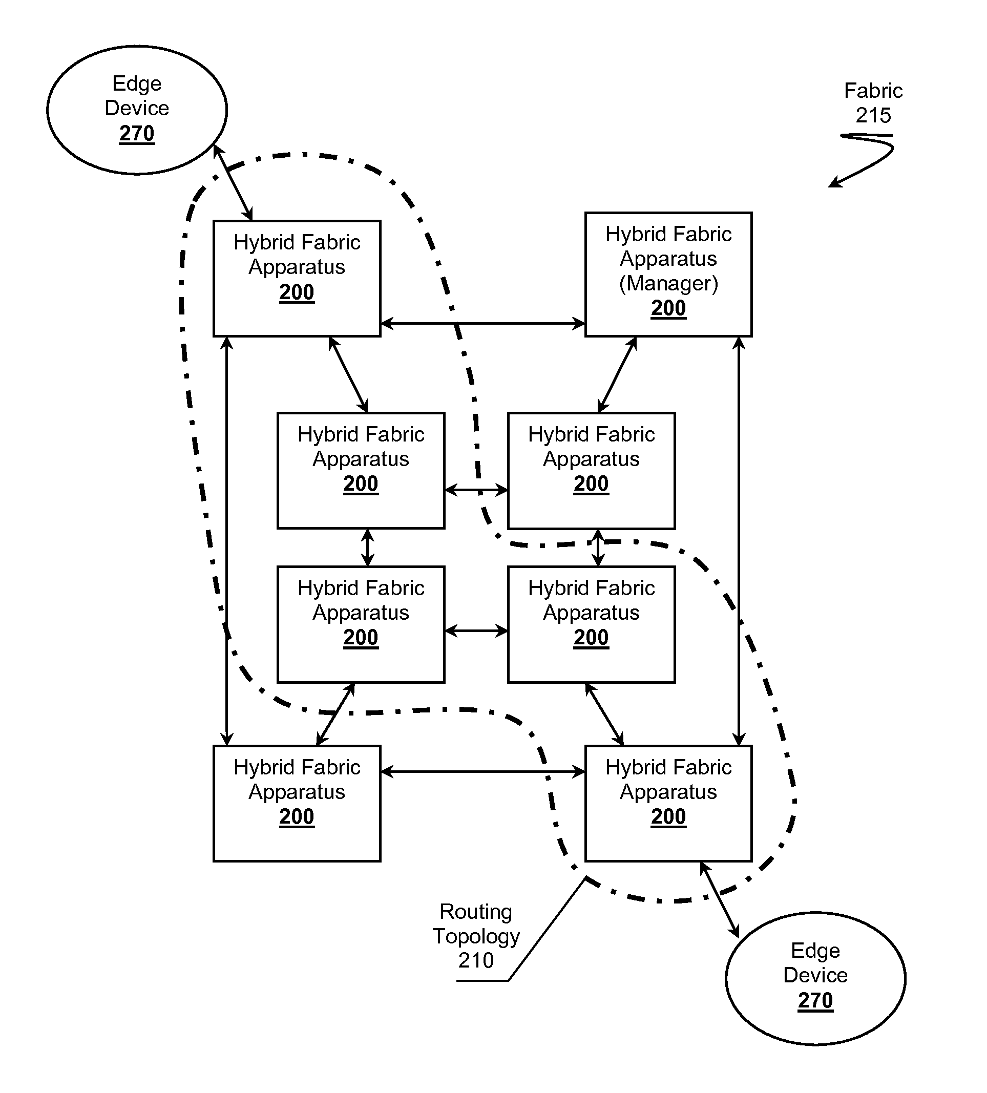 Hybrid Transport - Application Network Fabric Apparatus