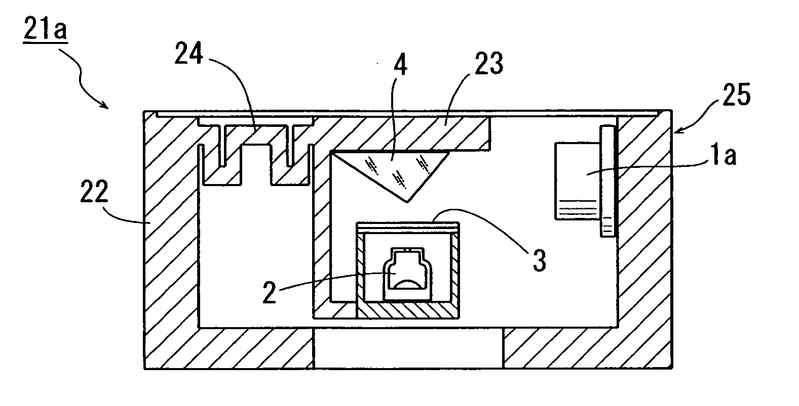 Optical displacement sensor and external force detecting device