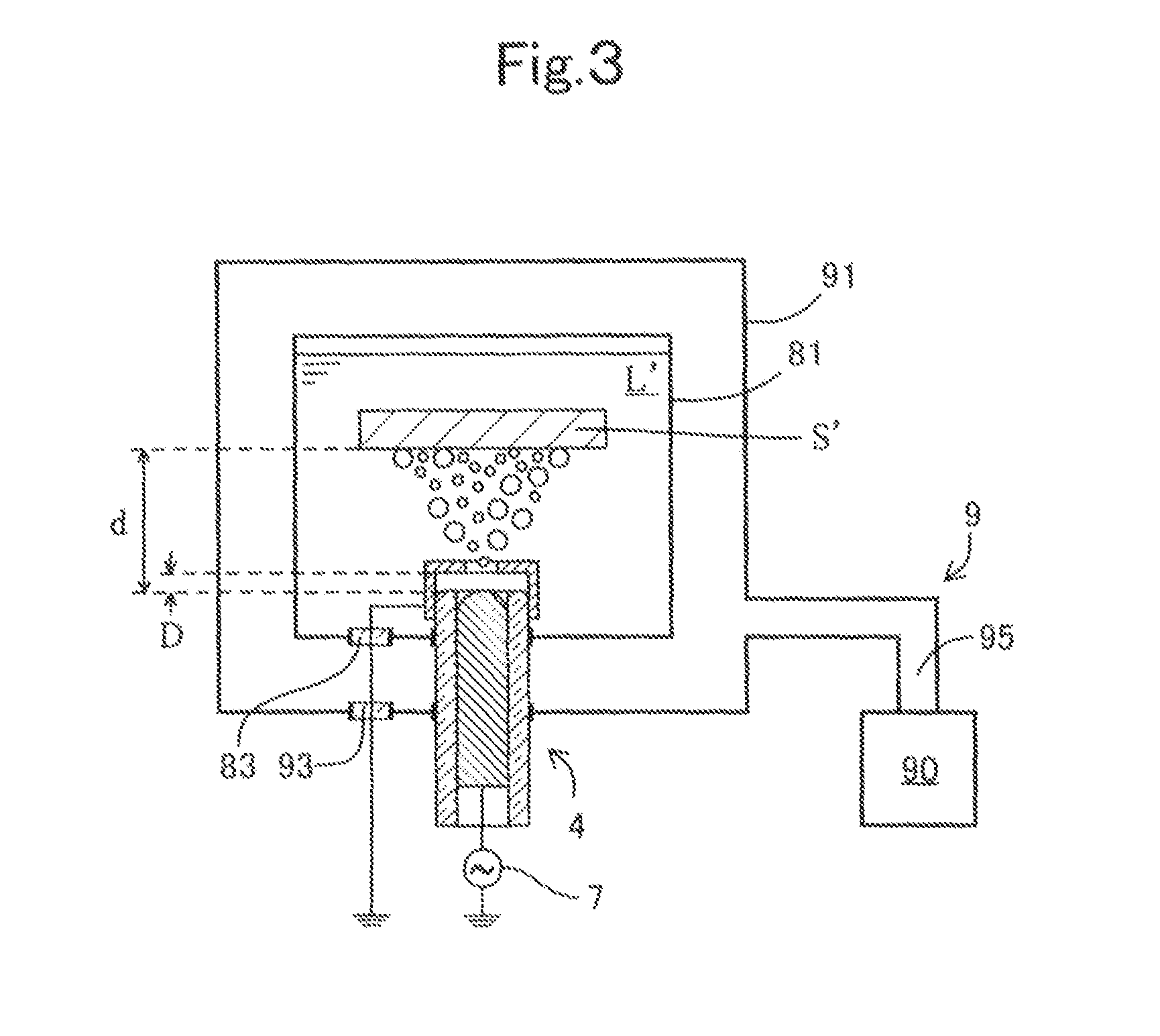 In-liquid plasma film-forming apparatus, electrode for in-liquid plasma, and film-forming method using in-liquid plasma