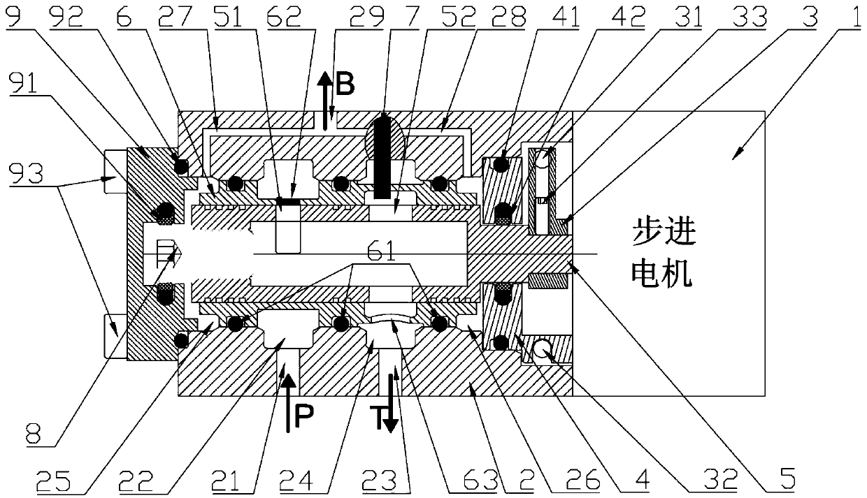 High-reliability fuel metering device driven by stepping motor