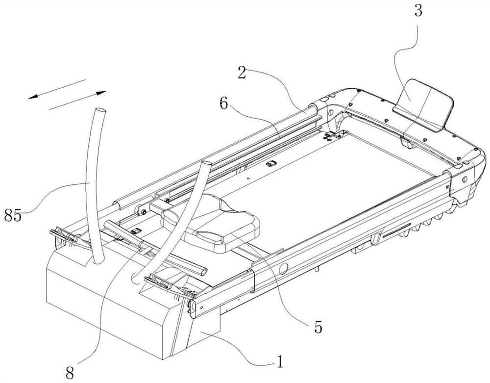 Multifunctional folding treadmill