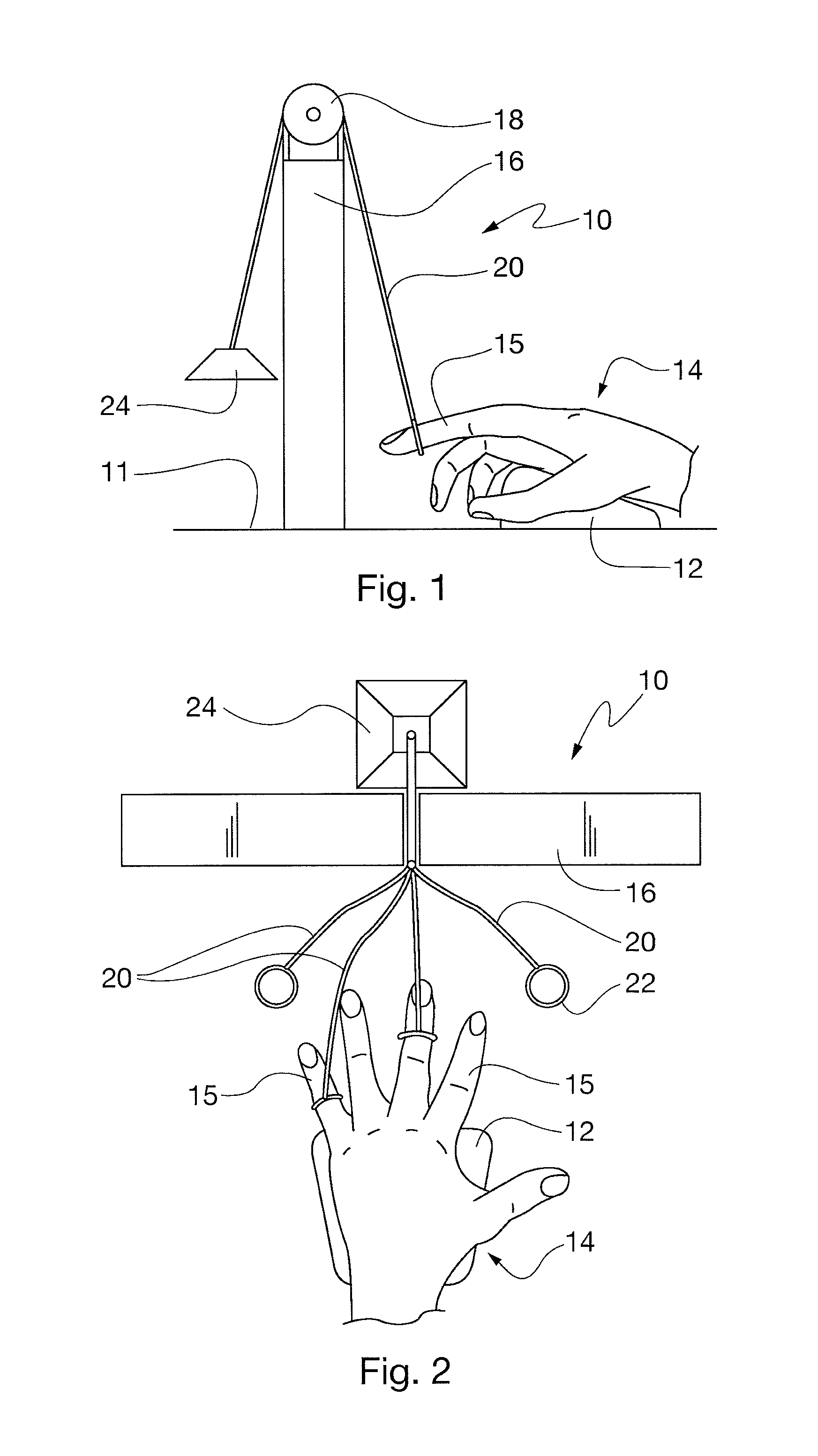 Device for stressing and training the joints and muscles of the hand, wrist and forearm