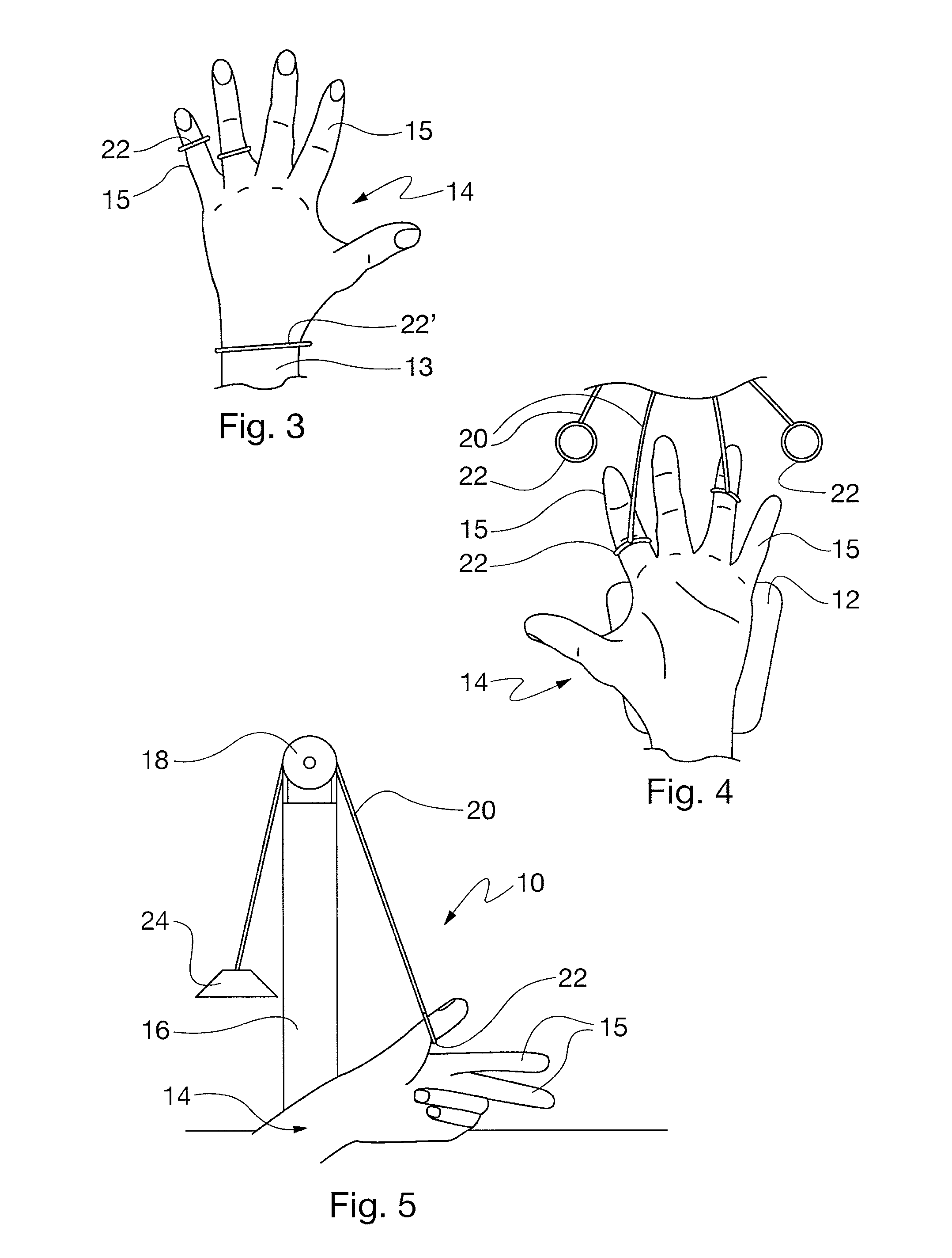 Device for stressing and training the joints and muscles of the hand, wrist and forearm