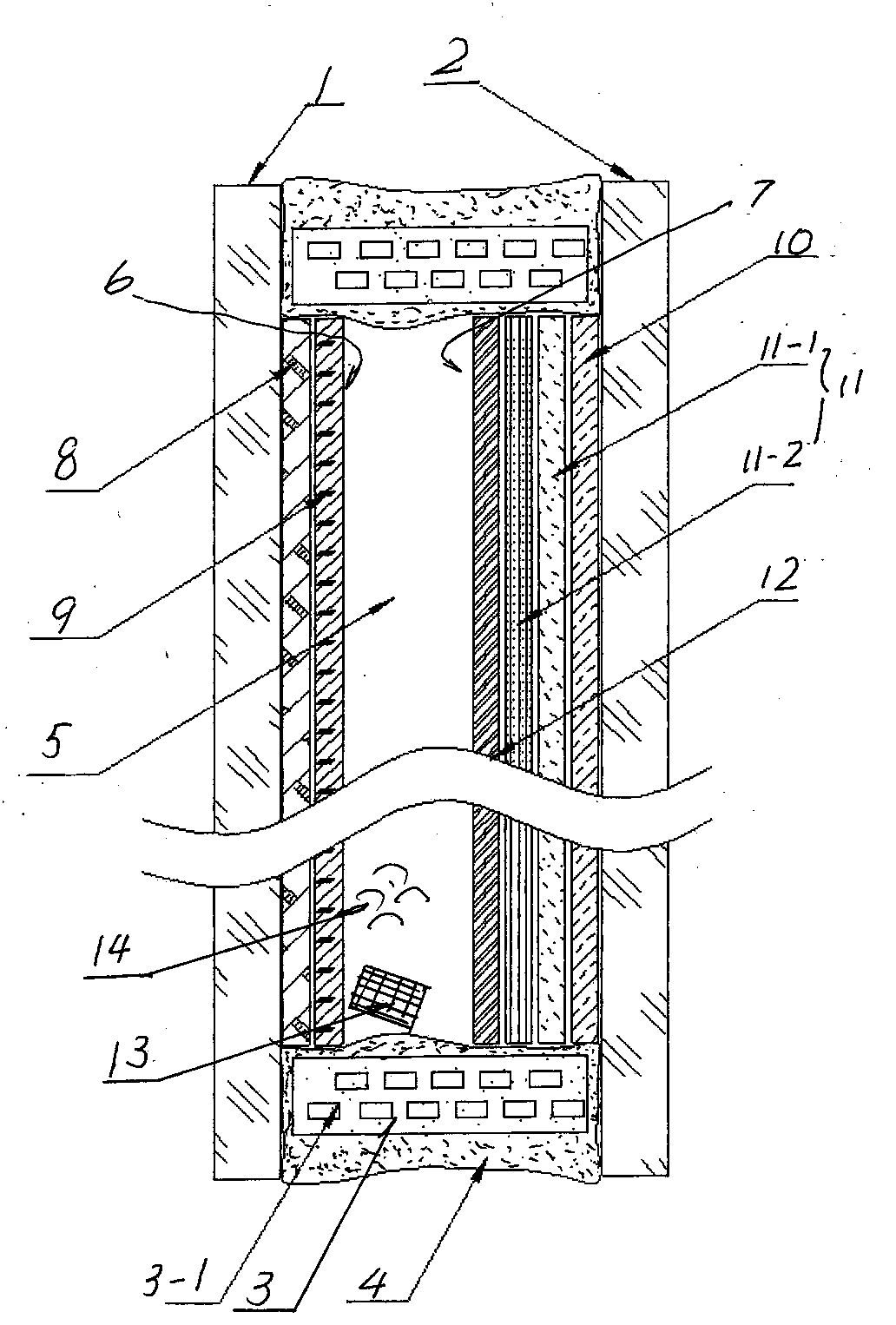 Temperature regulation glass