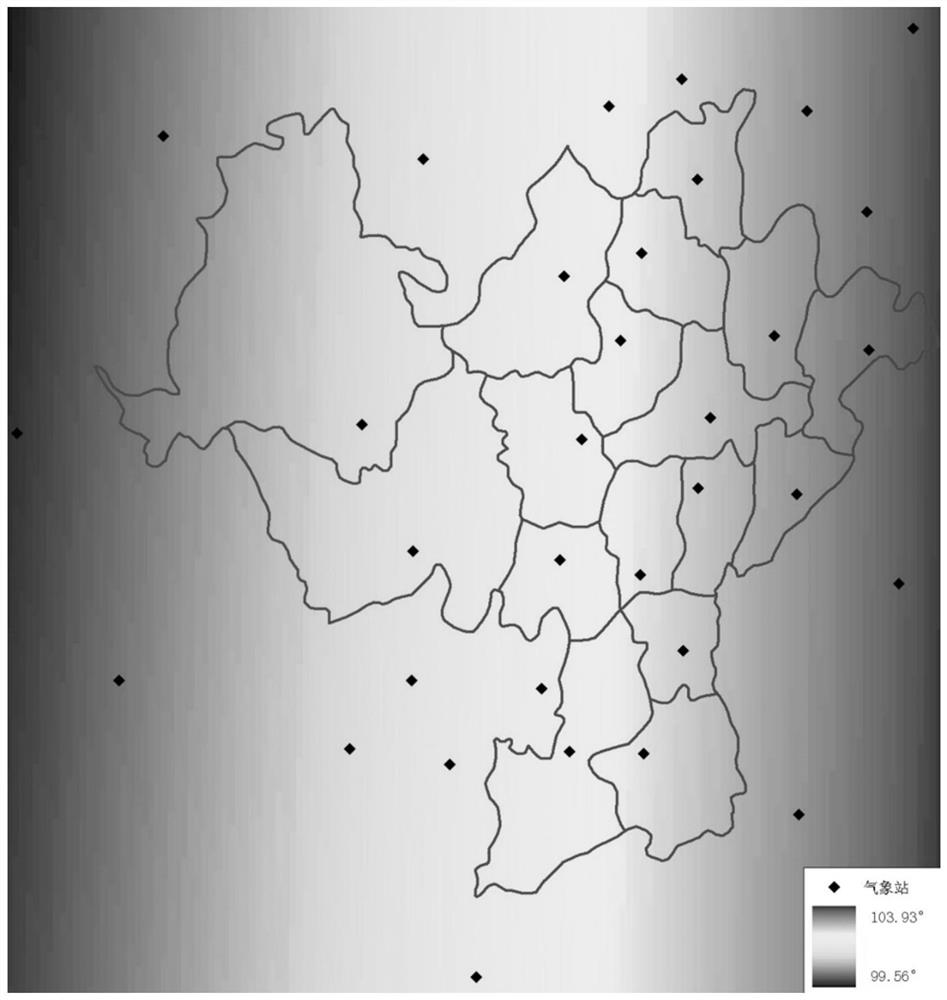 Calculation method of effective precipitation in early stage of regional debris flow