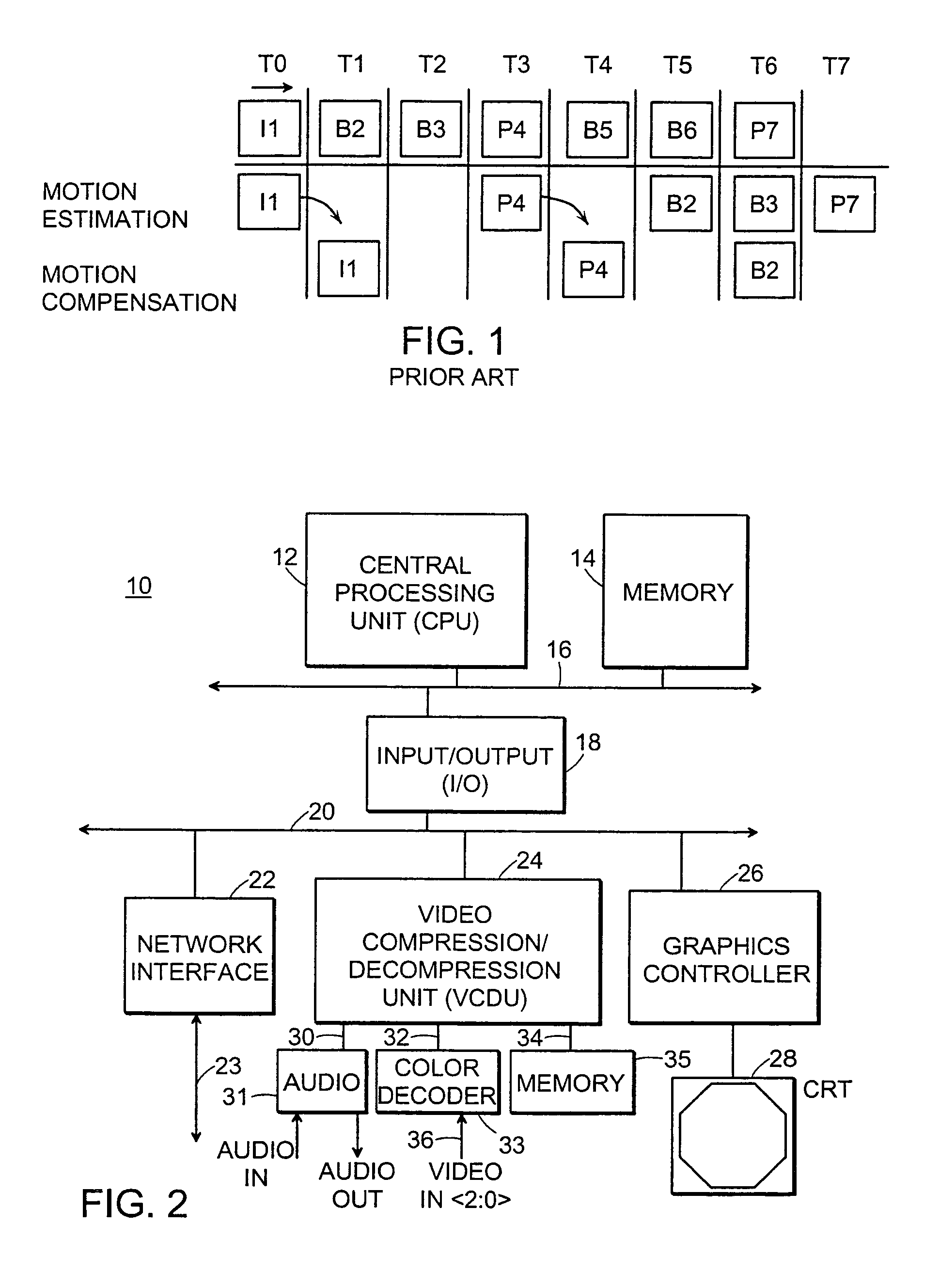 Method and apparatus for compressing a video image