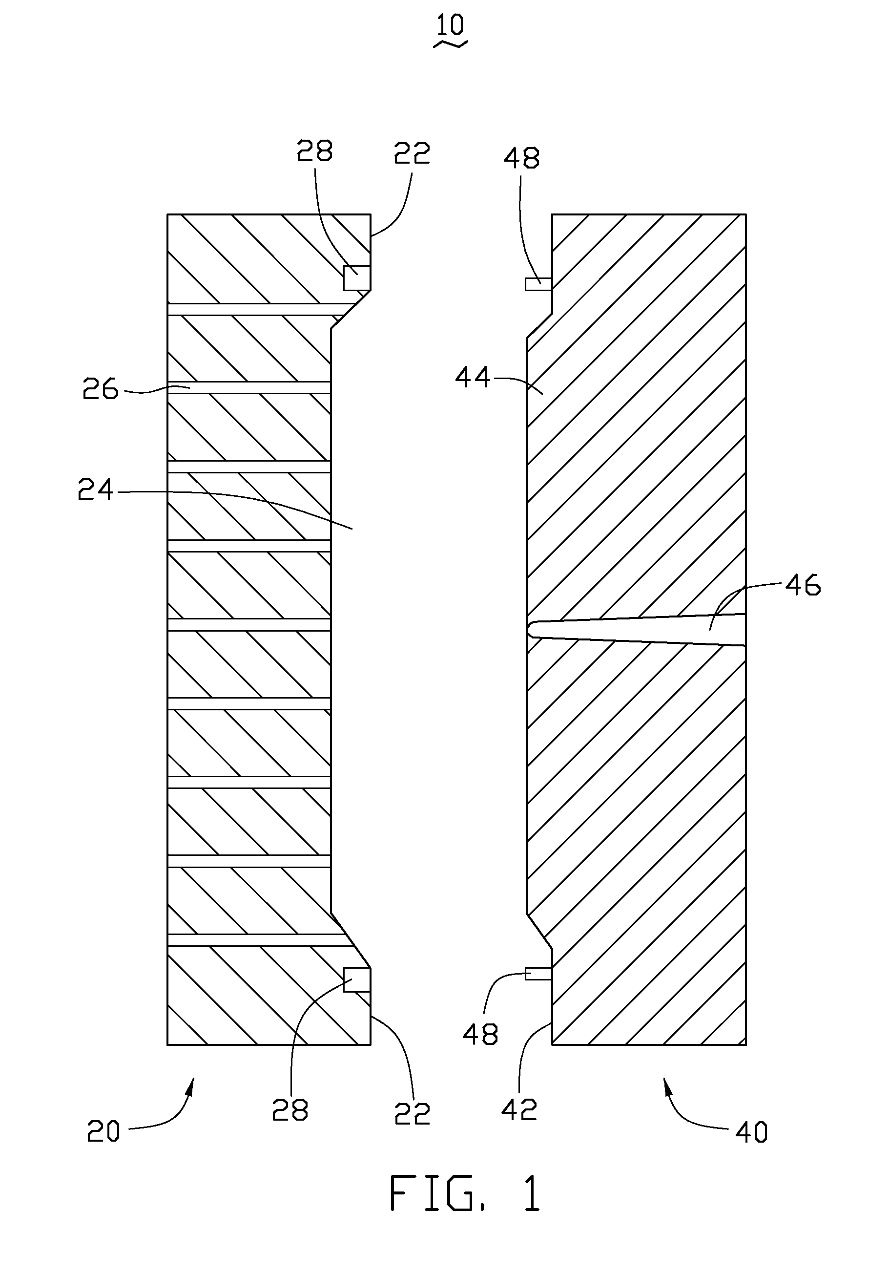 Injection mold and method for making a housing using the injection mold