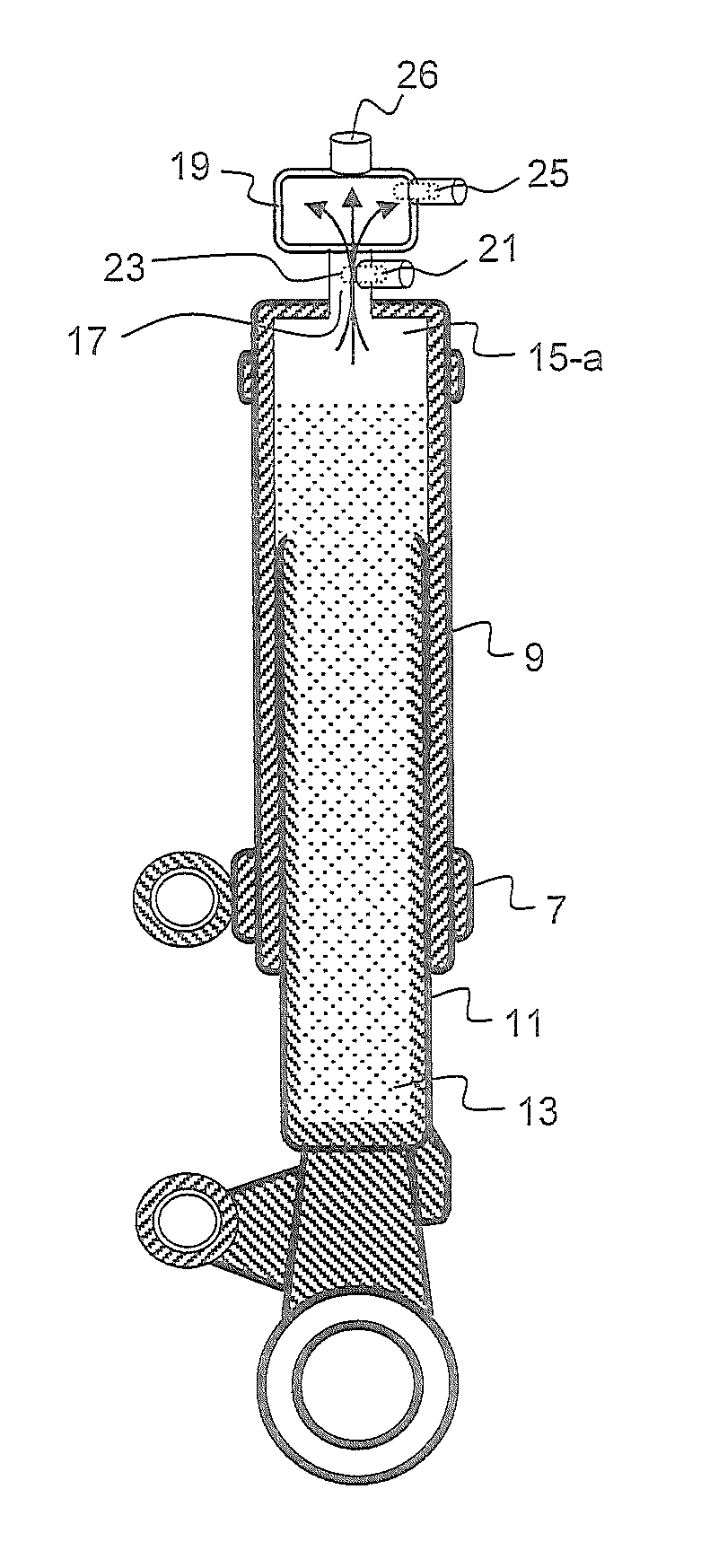 Aircraft landing gear automated inspection for presence of internal oxygen contamination