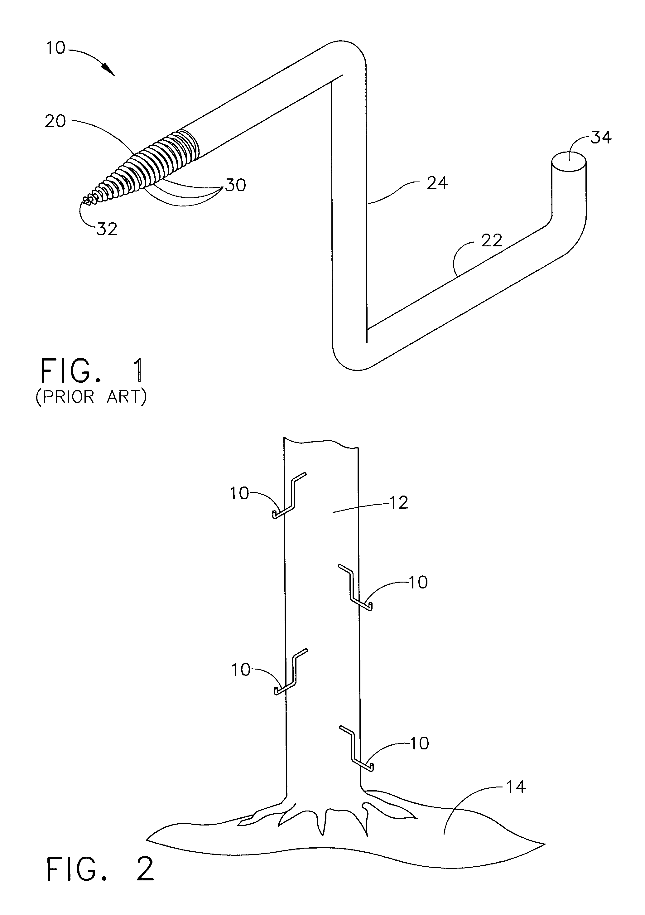 Methods and apparatus for threadably coupling a hook to a structure