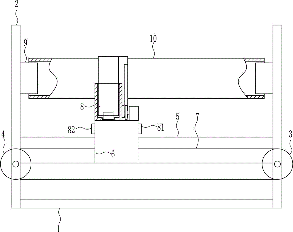 Industrial paint spraying equipment for surface of steel pipe