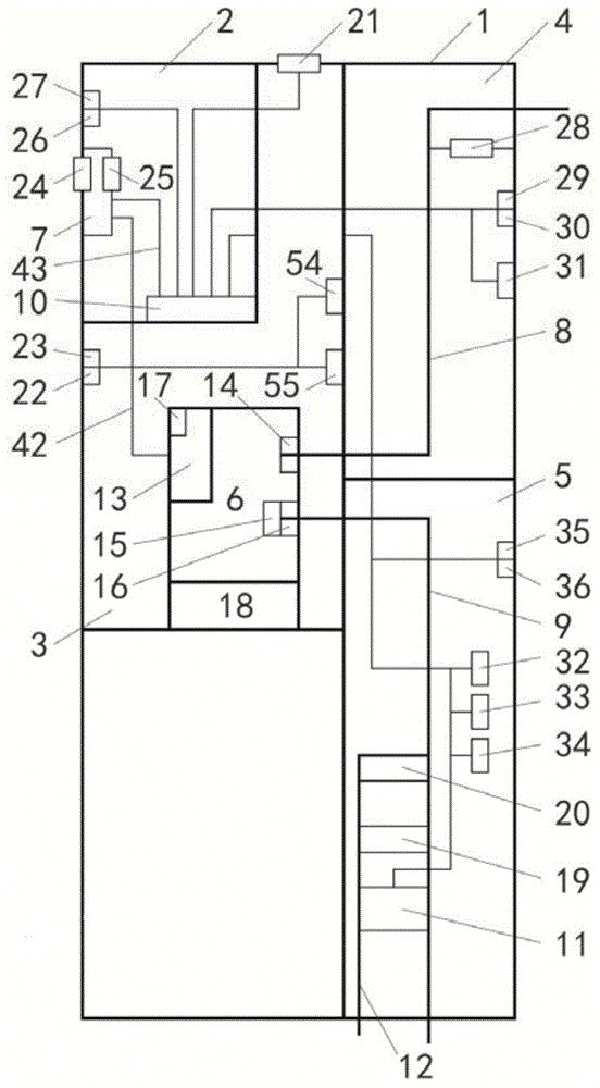 Intelligent high voltage alternating-current metal enclosed switchgear and control device