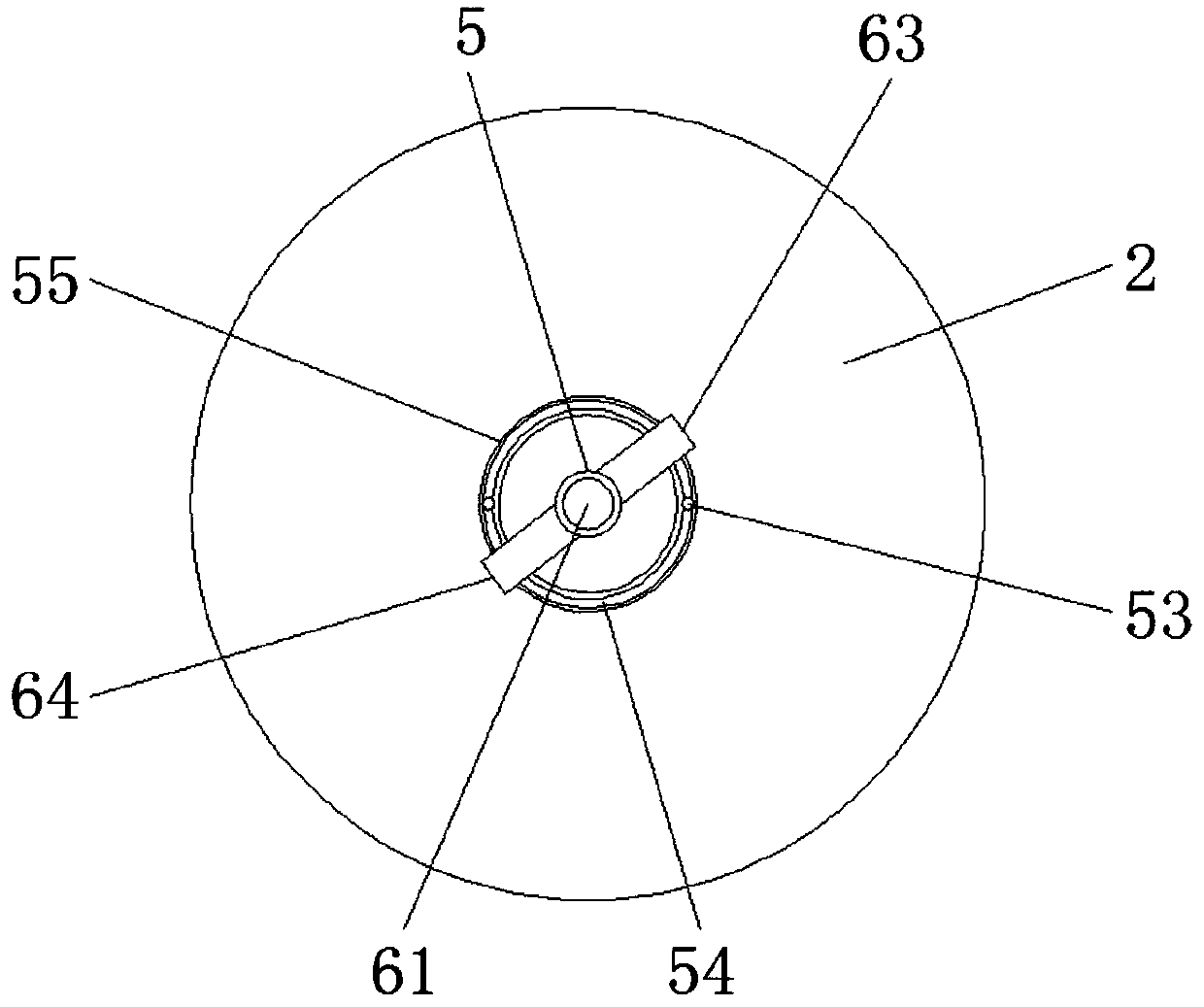 Mechanical reciprocating-type multi-face arch breaking structure for powder stock bin