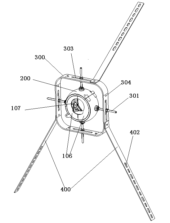 Installing device and installing system for installing camera