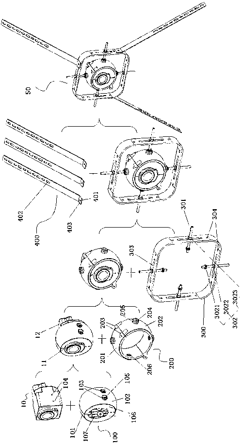 Installing device and installing system for installing camera