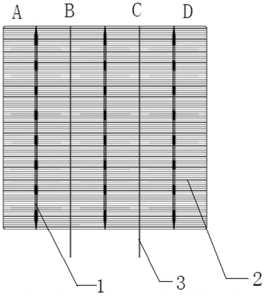 Positive electrode grid line of solar cell, solar cell and manufacturing method of solar cell