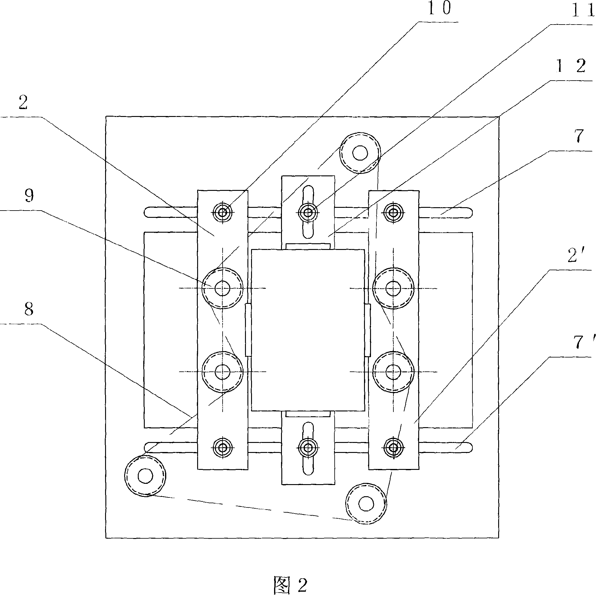 Medicine plate baiting mechanism of box packing machine