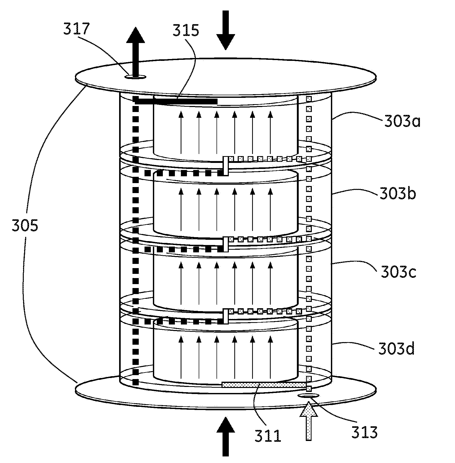 Parallel assembly of chromatograpy column modules