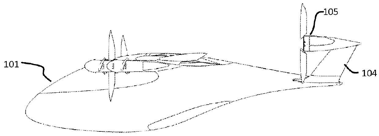 Aerodynamically efficient lightweight vertical take-off and landing aircraft with pivoting rotors and stowing rotor blades