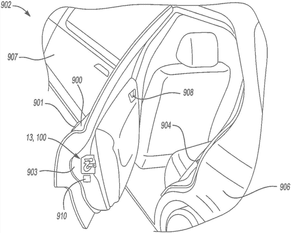 Closure latch for a rear vehicle door having an emergency child lock release mechanism