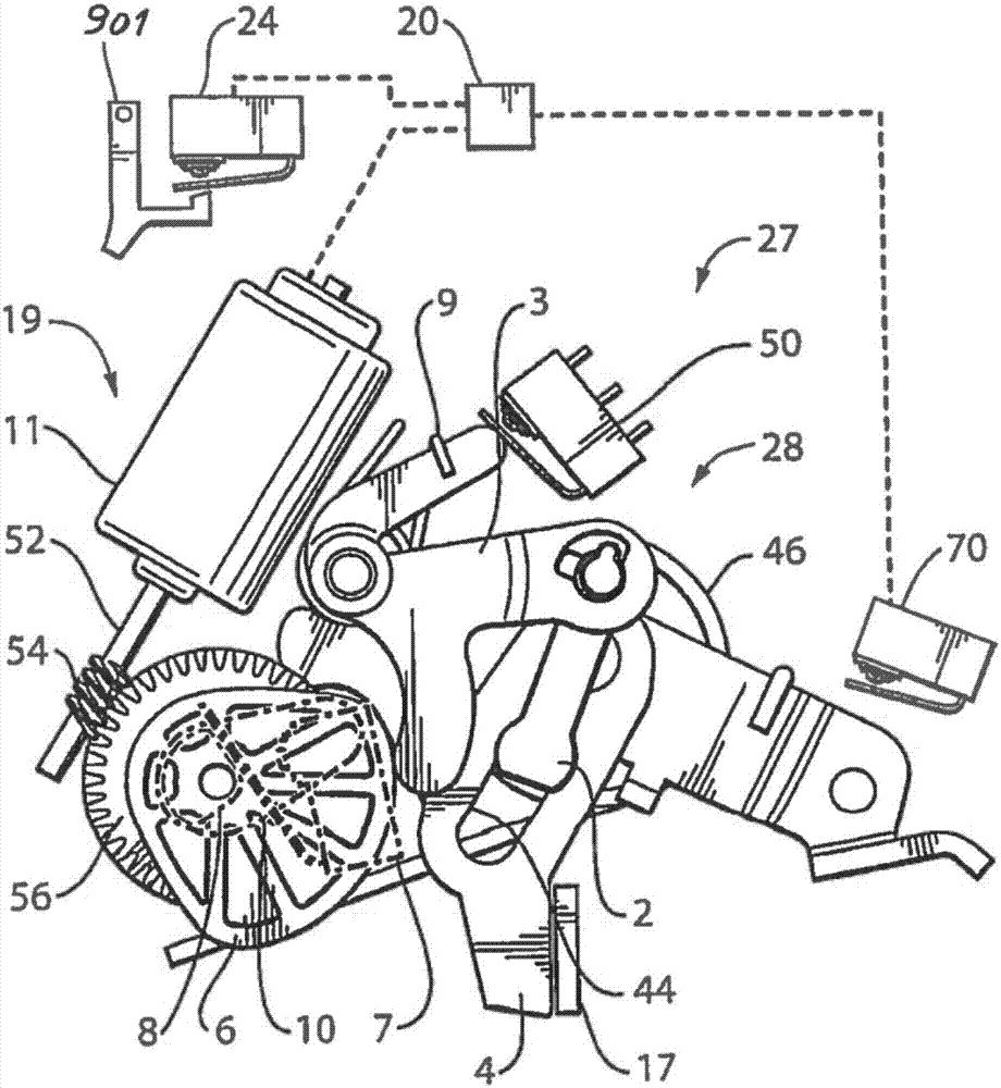 Closure latch for a rear vehicle door having an emergency child lock release mechanism