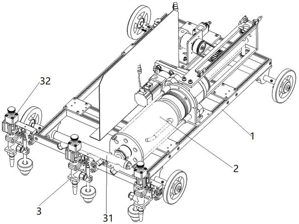 Roof gluing equipment and roof gluing method