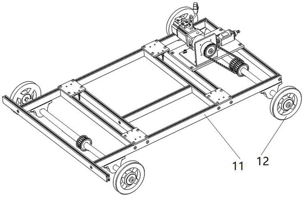 Roof gluing equipment and roof gluing method