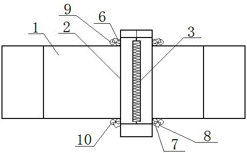 An automatic solar panel cleaning system