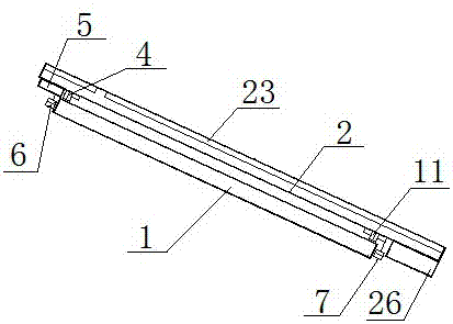 An automatic solar panel cleaning system