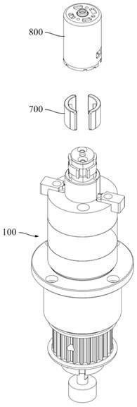 A heating method of magnet glue in iron shell of DC motor