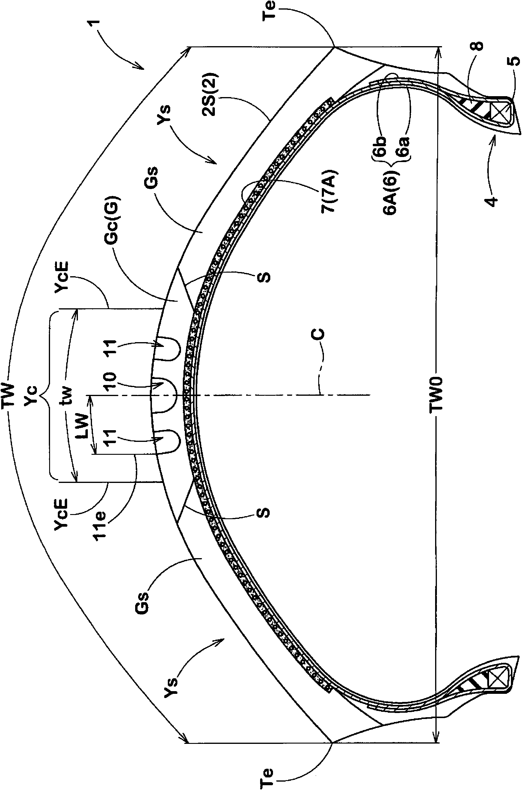 Motorcycle tire