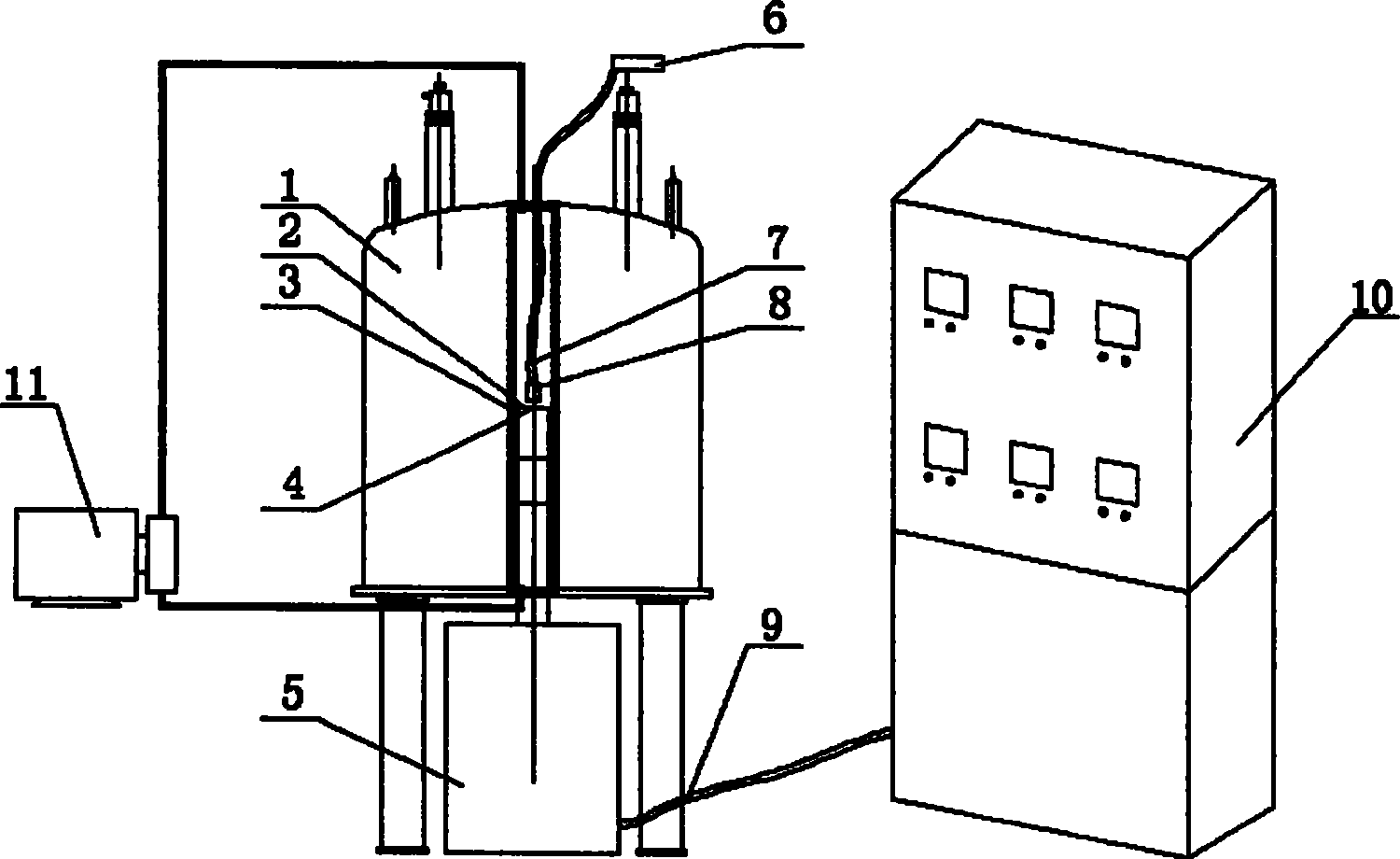 A device for conducting space gravity biology simulation experiments in a large gradient strong magnetic field