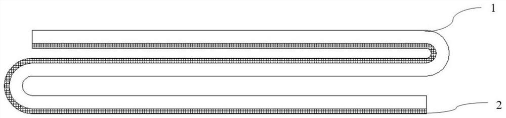 A full-surface foldable touch screen and its manufacturing method and application