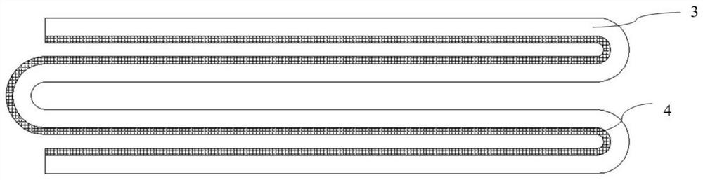 A full-surface foldable touch screen and its manufacturing method and application