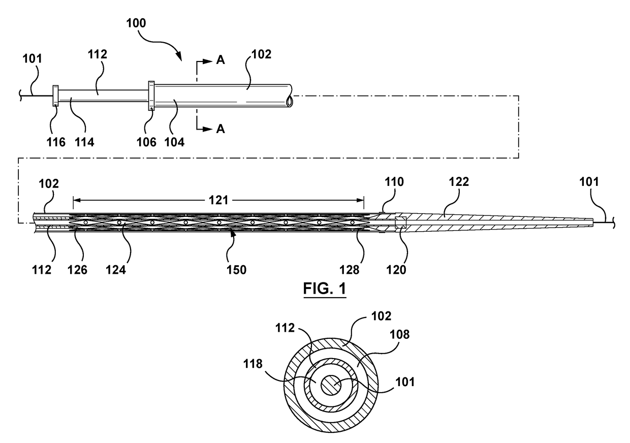 Stent-graft delivery system having an inner shaft component with a loading pad or covering on a distal segment thereof for stent retention